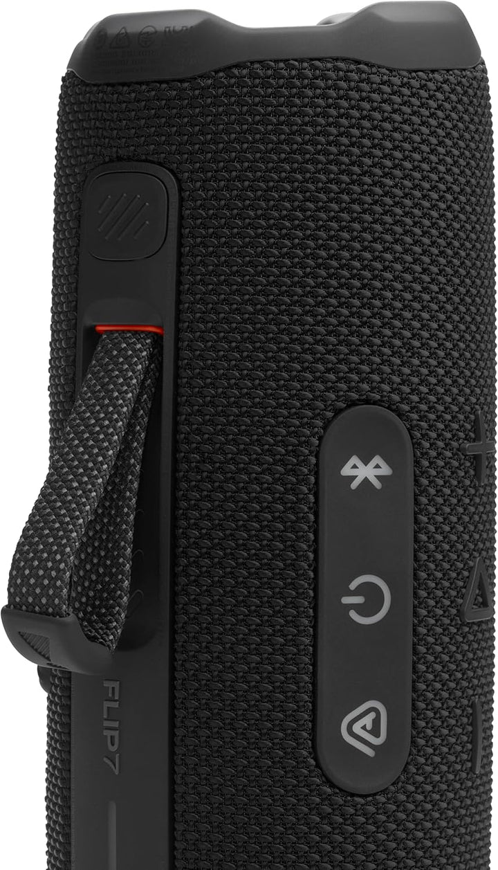 JBL Flip 7 - Tragbarer, wasserdichter und sturzsicherer Lautsprecher - Schwarz Flip 7 Schwarz, Flip