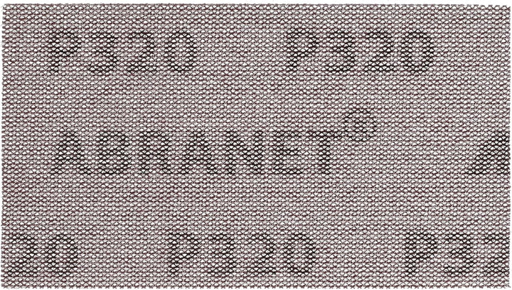 Mirka Abranet Netz-Schleifstreifen 70x125 mm Klett / Korn P320 / 50 Stk / zum Schleifen von Holz, Sp