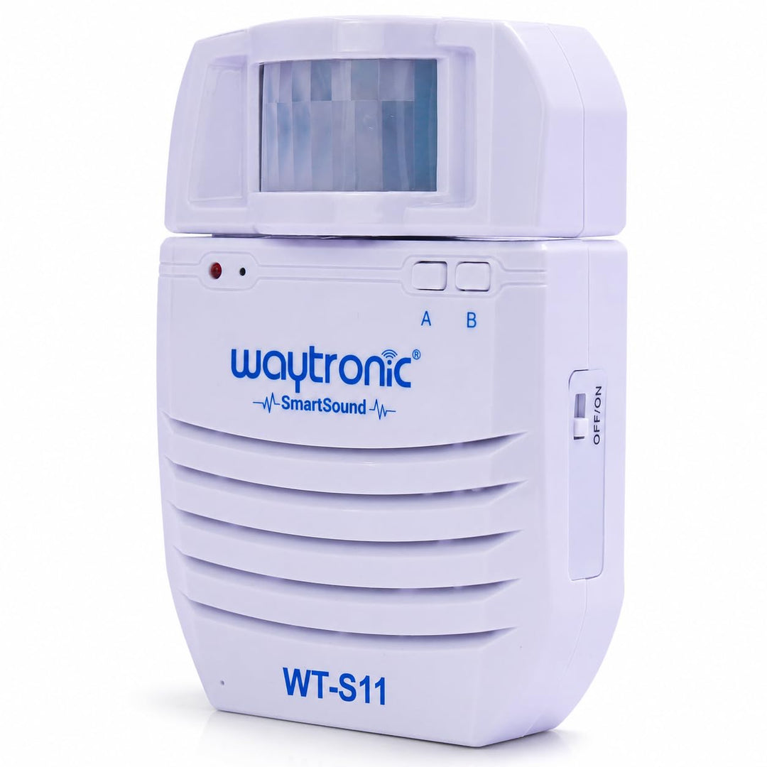 Waytronic PIR Infrarot-Bewegungssensor, aktivierter Sound-Player, Bewegungsmelder für Türgrüsse, Ind