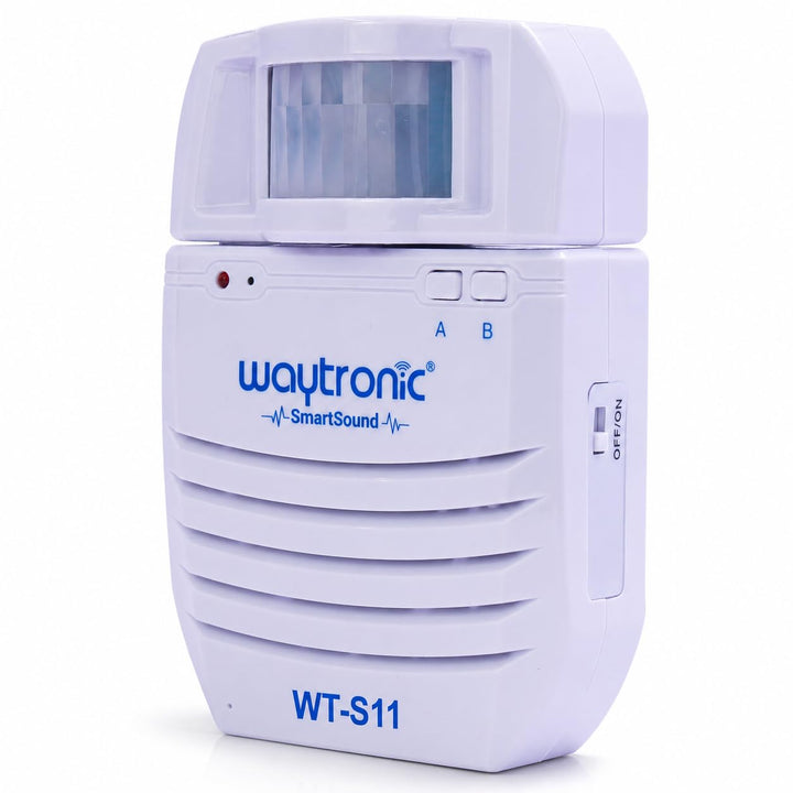Waytronic PIR Infrarot-Bewegungssensor, aktivierter Sound-Player, Bewegungsmelder für Türgrüsse, Ind