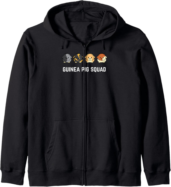 Witziger Meerschweinchen Squad Team Nager Kapuzenjacke
