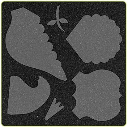 Accuquilt Stanzform Adler by Eleanor Burns Kurzwaren, Kunststoff/Metall, Grau/grün, 30,5 x 26,5 x 1,