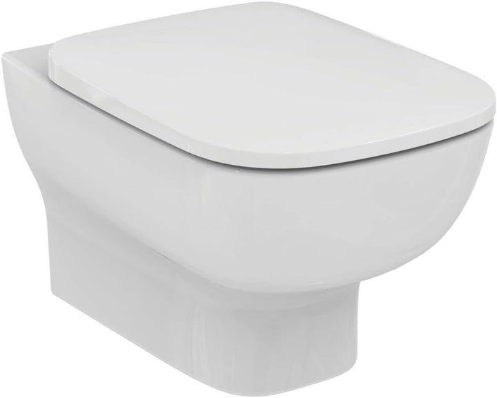Ideal Standard T318101 Copriwater Originale Slim dedicato Serie Esedra New, Chiusura rallentata, Bia