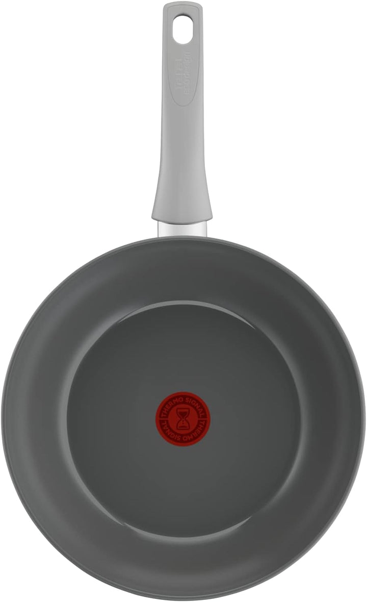 Tefal C42719 Renew On Wokpfanne 28 cm | Keramikversiegelung | umweltfreundlich recycelt | Thermo-Sig