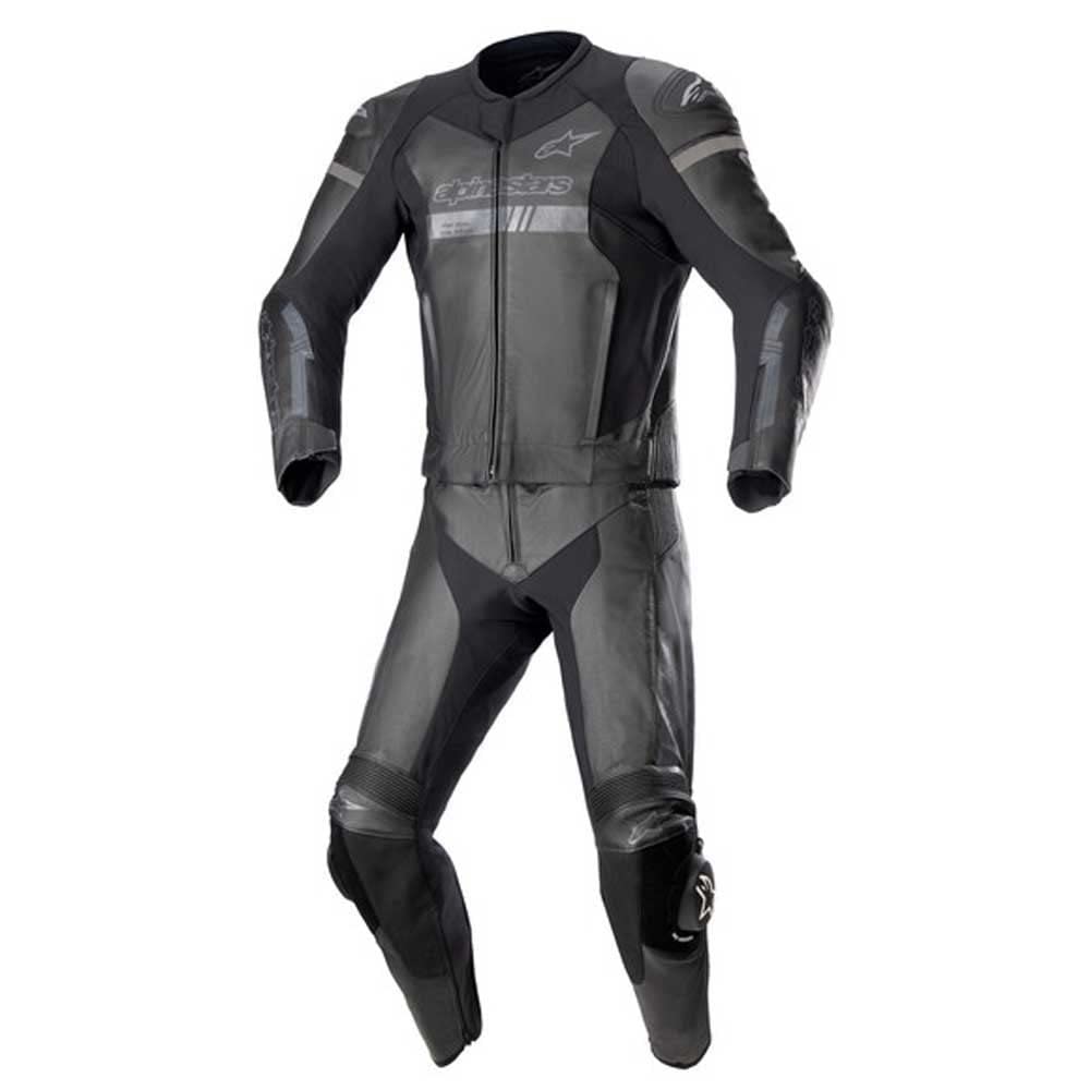Alpinestars GP Force Chaser Lederkombi 2tlg. Herren (schwarz), 48 48 Schwarz, 48 Schwarz