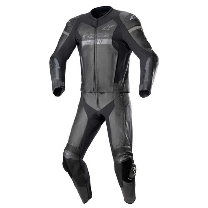 Alpinestars GP Force Chaser Lederkombi 2tlg. Herren (schwarz), 48 48 Schwarz, 48 Schwarz