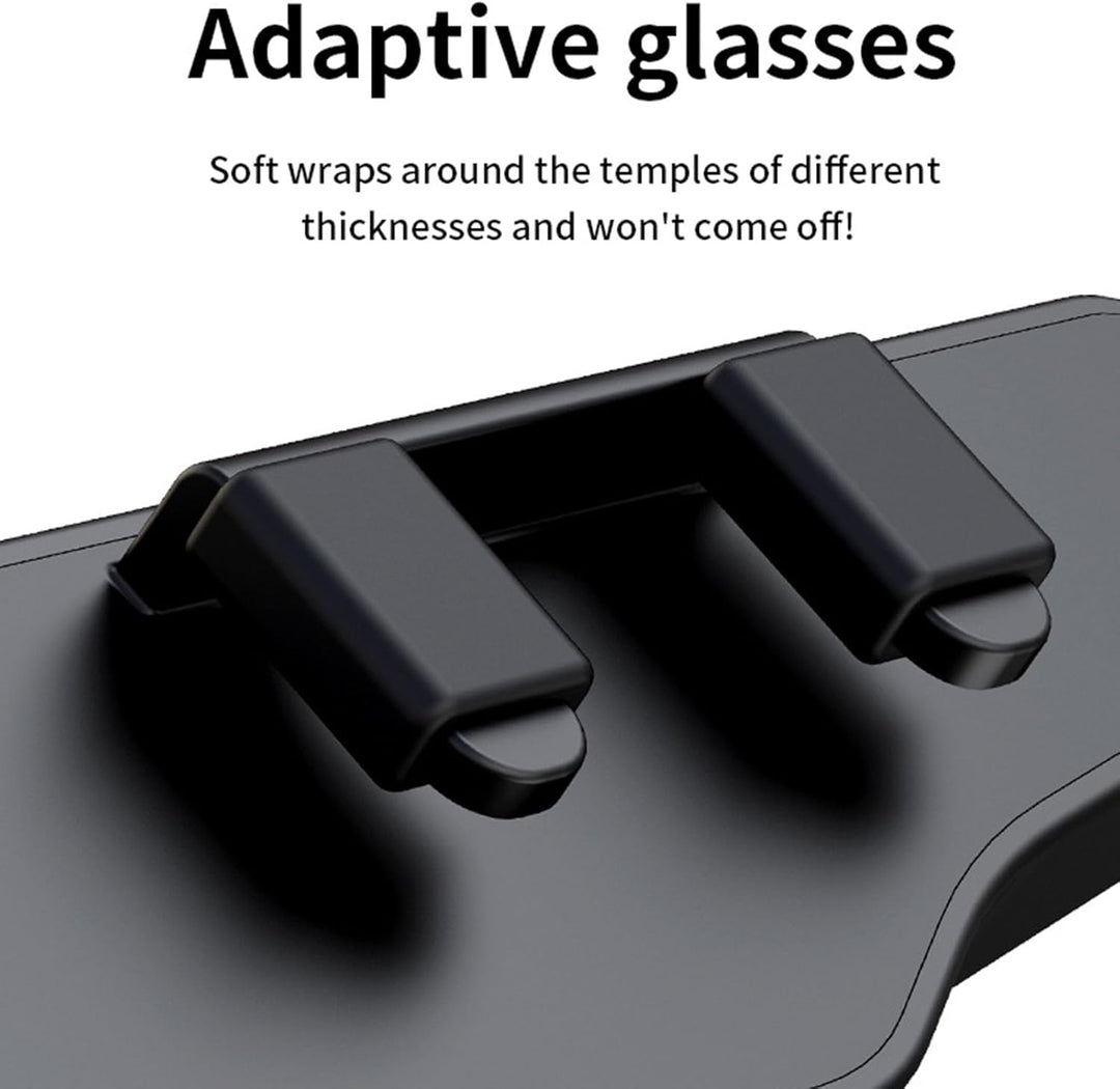 Fockety Externe Brille -Kopfhörer, Open-Ear-Sound-Wireless-Headset mit 5.3-Chip, Vibrations-Soundübe
