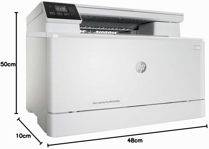 HP Color LaserJet Pro M182n Multifunktions-Farblaserdrucker (Drucker, Scanner, Kopierer, LAN, Airpri