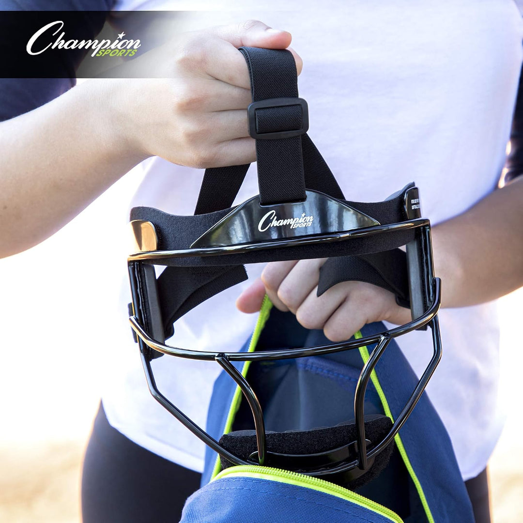 Champion Sports Softball-Gesichtsmaske – strapazierfähiger Fielder-Kopfschutz – Premium-Sport-Zubehö