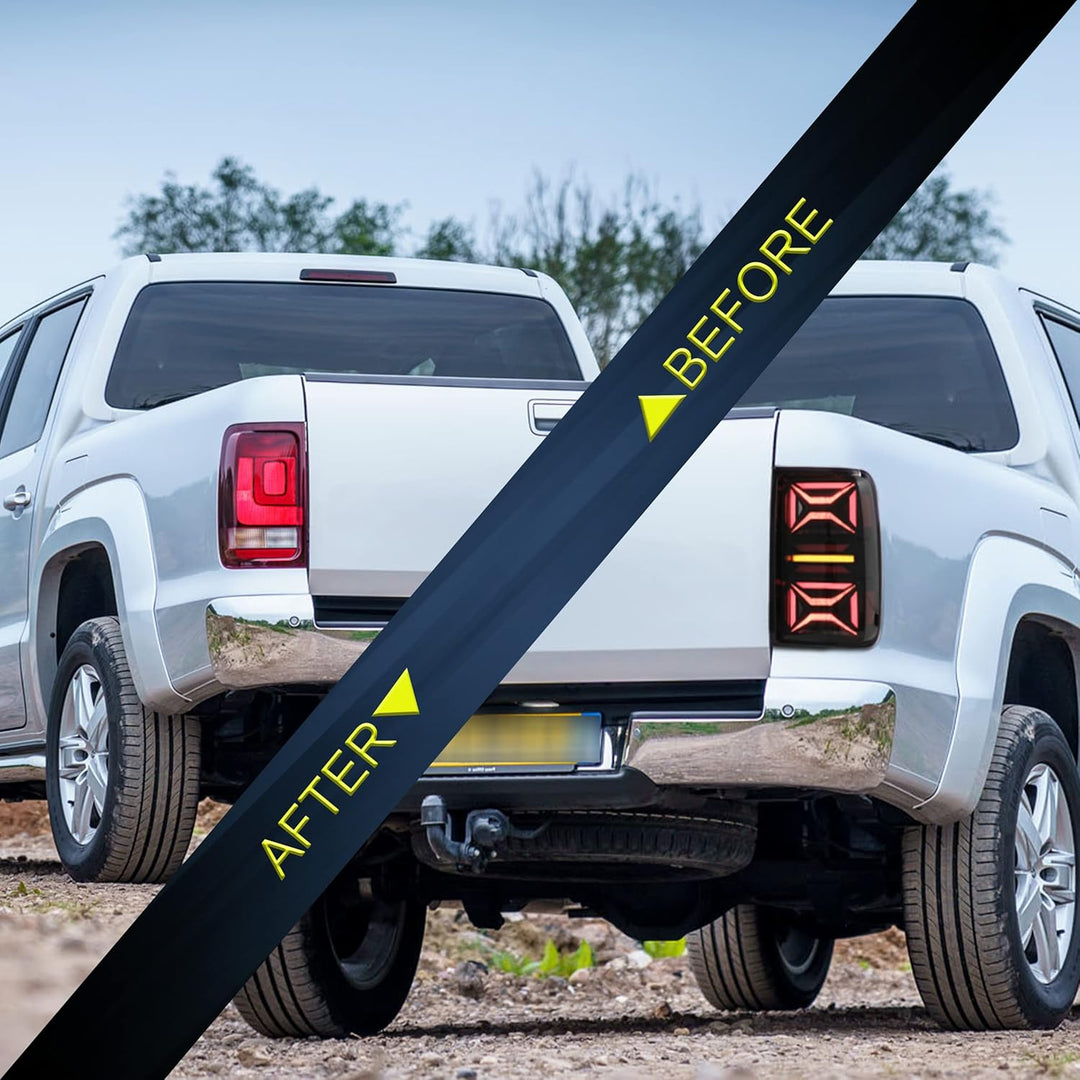 VLAND Rückleuchten passend für A-marok Pickup TDI TSI 2010-2020 Rückleuchten Montage Plug & Play, Fa