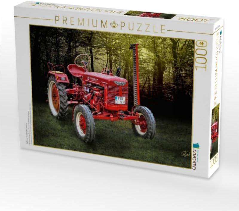 CALVENDO Puzzle Oldtimer Traktor McCormick 1000 Teile Lege-Grösse 64 x 48 cm Foto-Puzzle Bild von Pe