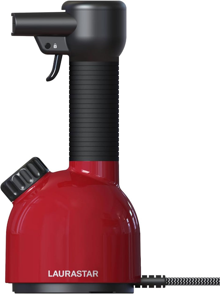 Laurastar IGGI Intense Red Tragbare Dampfreiniger, Desinfiziert und Dekontaminiert Textilien und Geg