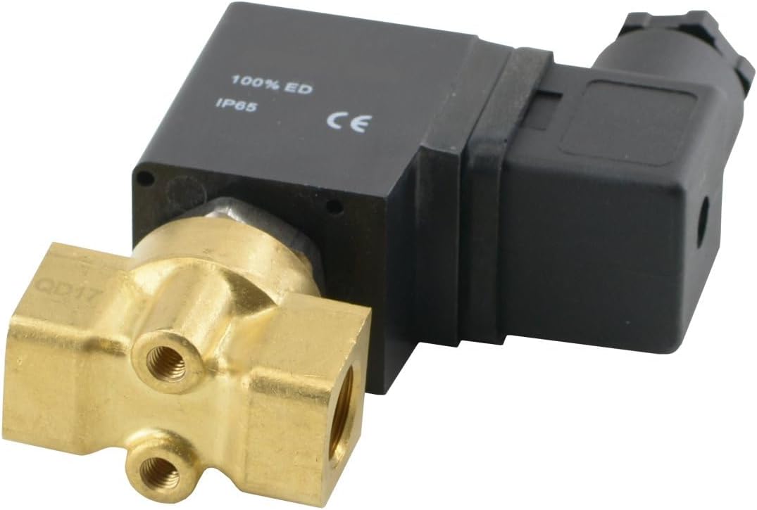 Fittingstore - G1/4" Magnetventil Stromlos geschlossen 12V= / 0-13 bar