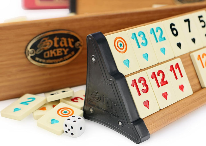 Sehr Hochwertige Holz Wooden Rummy Set VIP Okey mit Melamin Steine AHSAP Okey TAKIMI mit SEMUS