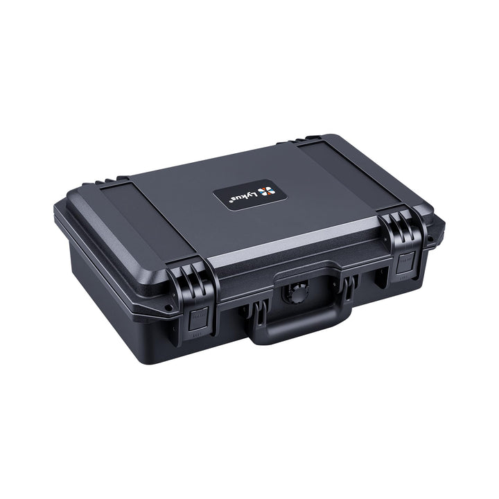 Lykus HC-3910 Wasserdicht Koffer mit anpassbar Rasterschaumstoff, Innengrösse 38,9x22,7x11,5 cm, Gee