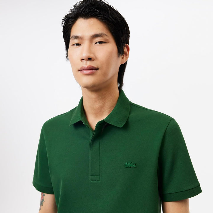 Lacoste Herren Polo-Shirt Kurzarm PH5522, Männer Polo-Hemd,verdeckte Knopfleiste,Regular Fit S Green