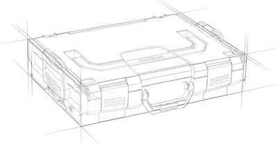 Sortimentskasten Kunststoff | Bosch Sortimo L-BOXX 102 Insetbox 5-fach | Erstklassige Sortierboxen f