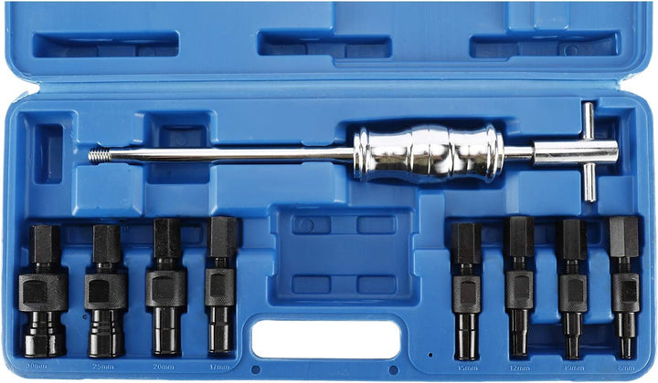 FreeTec 9-TLG Radlager Abzieher Set Blind Kugellager Abzieher Entferner Schiebehammer Innenbausatz 8