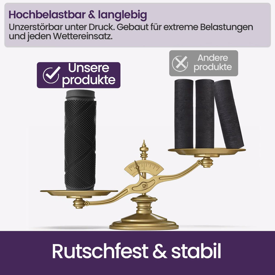 DEXI Fussmatte Aussen 43 x 90 cm, rutschfest Schmutzfangmatte mit Noppen, Wasserdicht Fussabtreter A