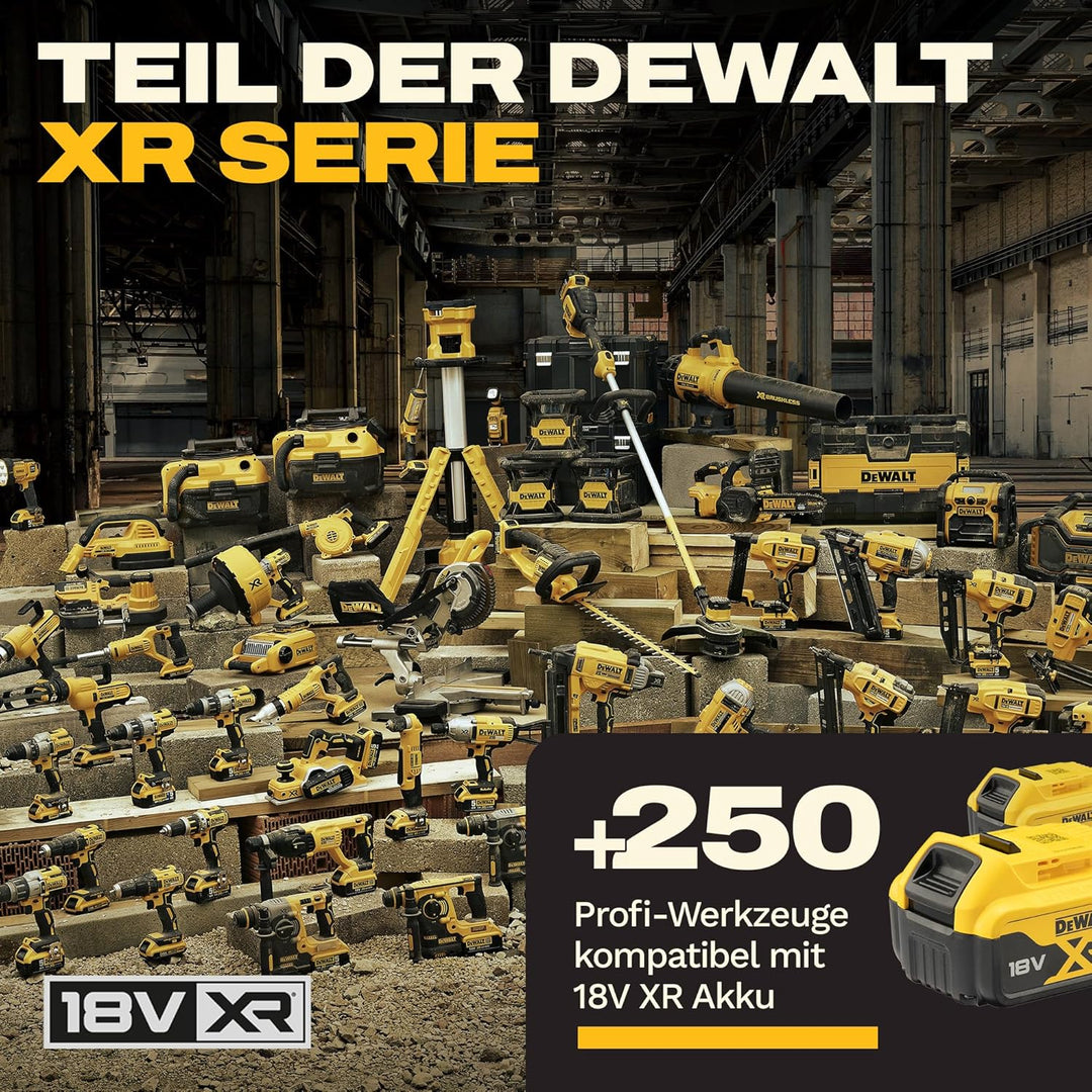 DEWALT 18-V-XR-Bürstenloser Kompaktbohrschrauber mit 2 5-Ah-Lithium-IonenBatterien und TSTAK-Kitbox,