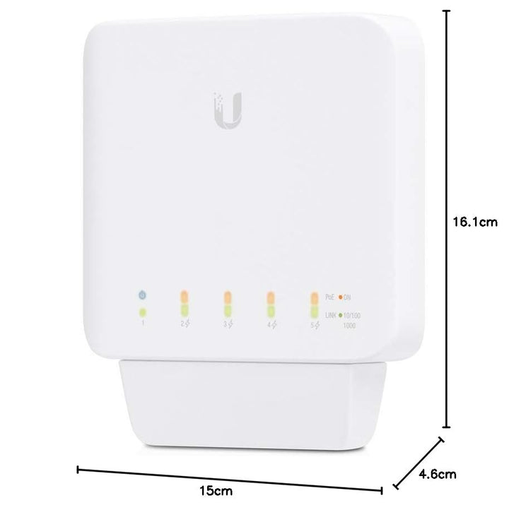 Ubiquiti Networks UniFi Switch Flex, USW-Flex (5-Port Layer 2 Gigabit Switch with PoE Support)