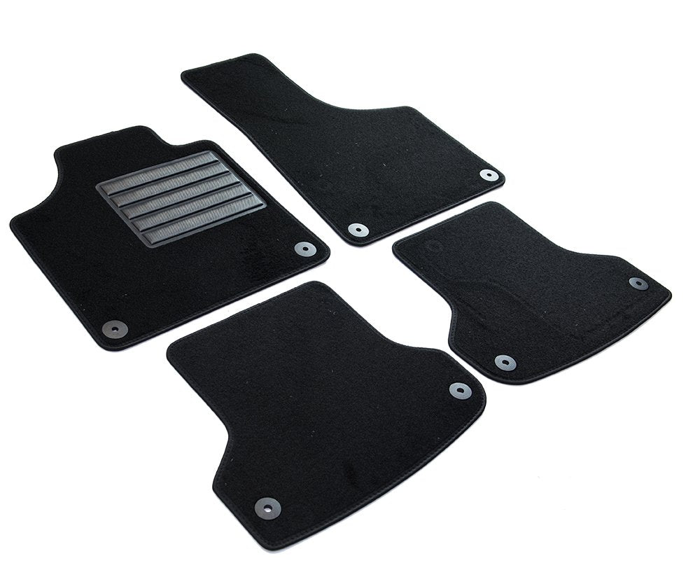 MDM SP-123 Fussmatten Velours Autoteppich passend für Audi A3 (8P) & SPORTBACK 05.2003>09.2012