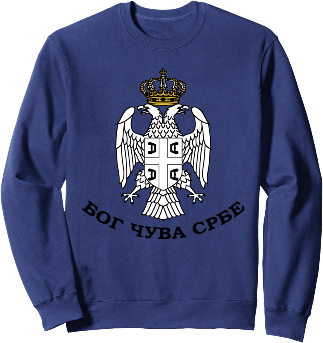 Serbischer Adler Bog Cuva Srbe Srbija Serbien Srpska Cetnik Sweatshirt