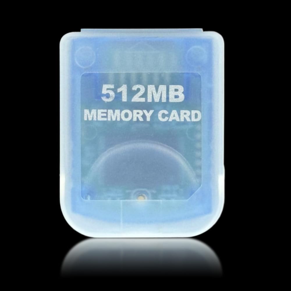 512M Speicherkarte Memory Card Mit Hoher Kapazität mit Schutzhülle Kompatibel für Wii NGC Konsole