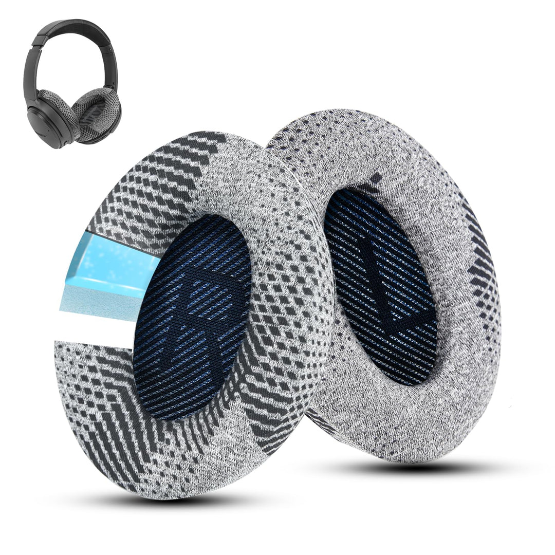 Cooling-Gel QuietComfort 35 / QC35 ii Ersatz-Ohrpolster für Bose-Kopfhörer, auch passend für Bose QC