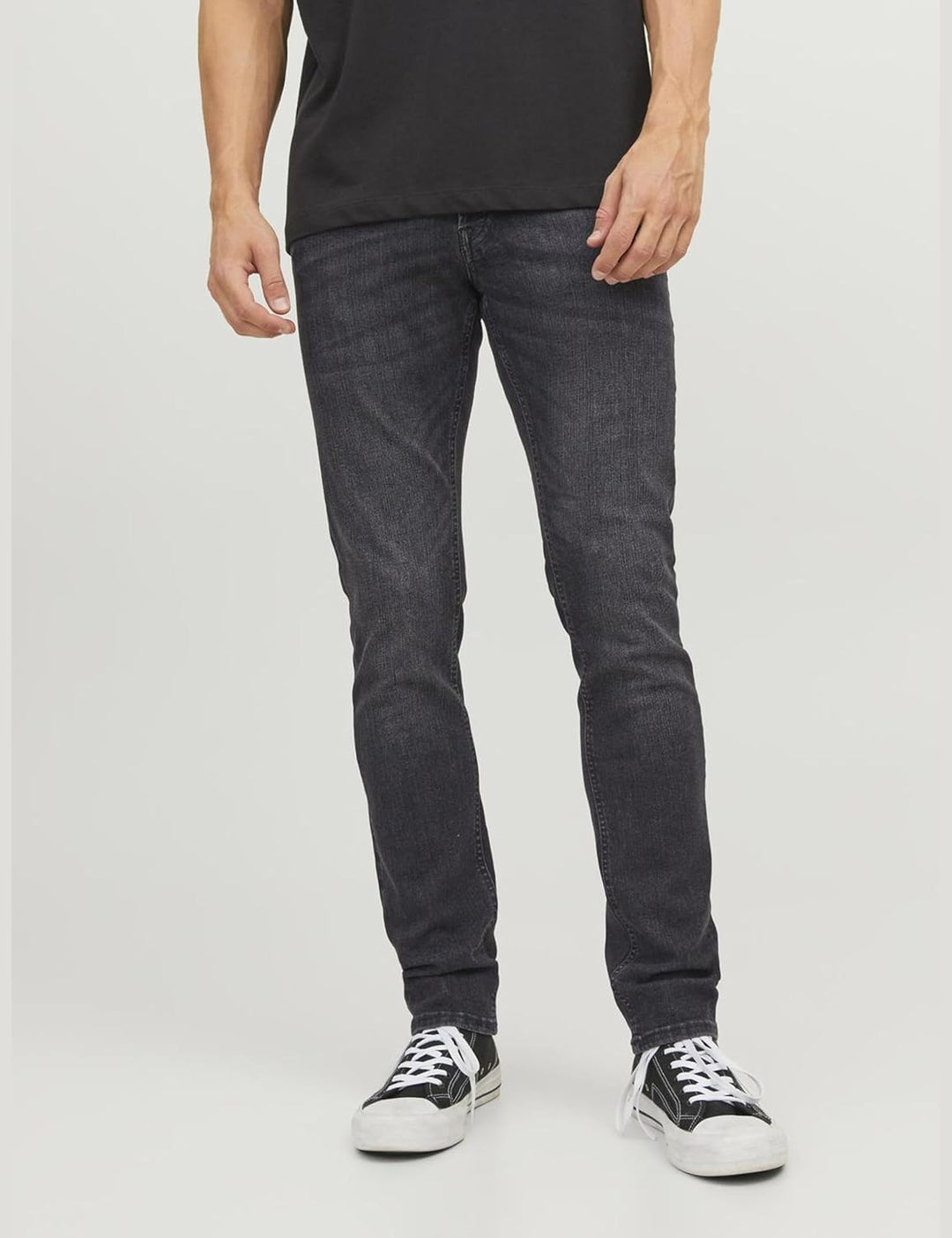 JACK & JONES Male Slim Fit Jeans JJIGLENN JJORIGINAL SQ 270 NOOS Slim Fit Jeans 31W / 34L Black Deni