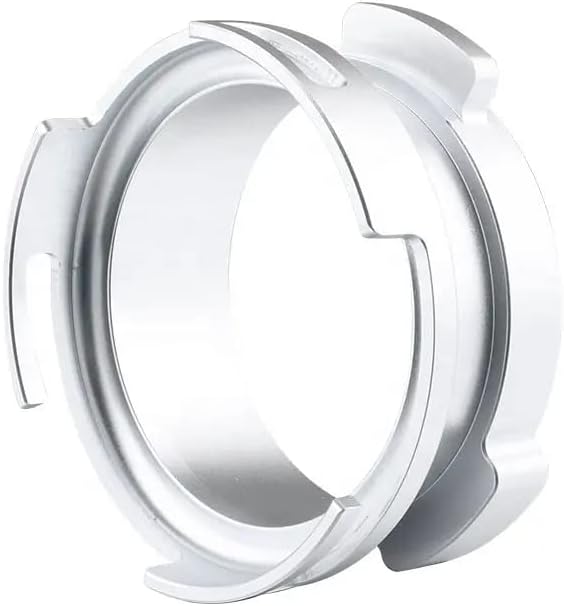 CAPFEI Kaffee Dosierring 58mm für CASABREWS Ultra/Beem/Cecotec Cumbia Siebträger 58mm 3 Ohren - Silb