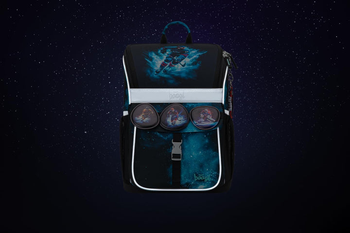 Baagl Schulranzen Jungen Mädchen für 1. Klasse - Ergonomische Schultasche für Kinder - Schulrucksack