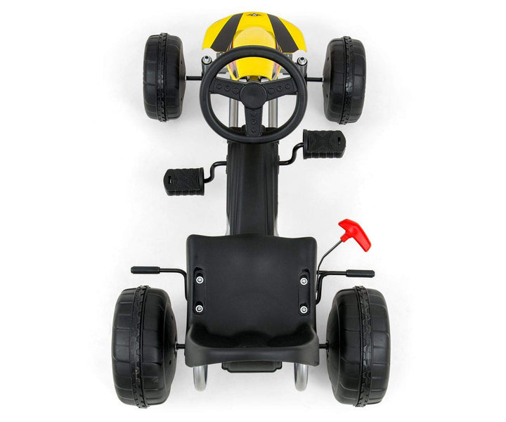 Milly Mally Pedal-Gokart Rutscher Viper, weiss, 5901761125856