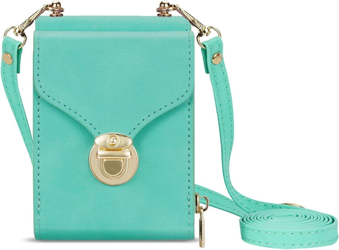 UDBKKDX Brieftasche Handyhülle für Samsung Galaxy Z Flip 4, Schnalle Frauen Mattes Leder hülle mit B