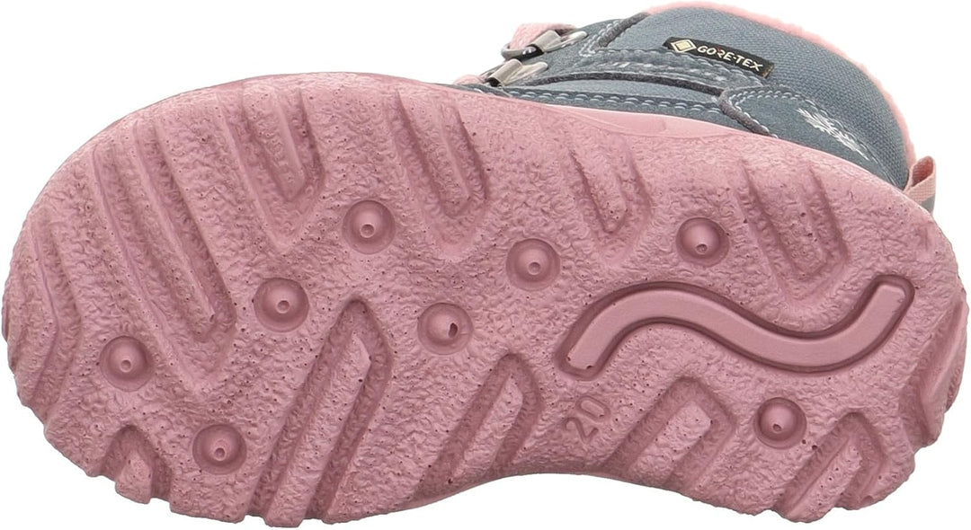 Superfit Mädchen Husky1Schneestiefel 19 EU Blau Rosa 8020, 19 EU Blau Rosa 8020
