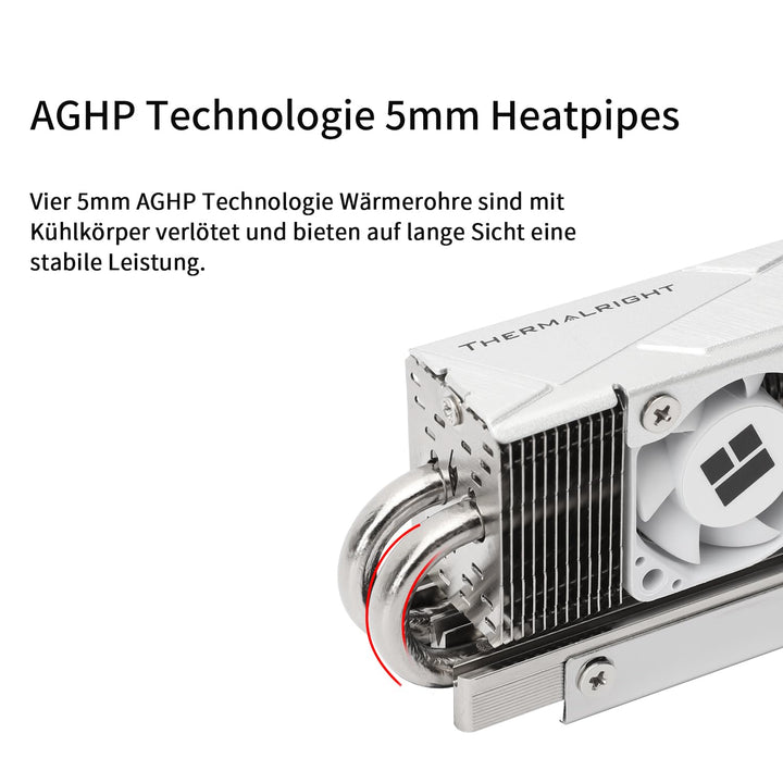 Thermalright HR10 2280 PRO SSD Cooler,2280 SSD Heatsink Kühlung,Doppelseitiger Kühlkörper,3500-6500R