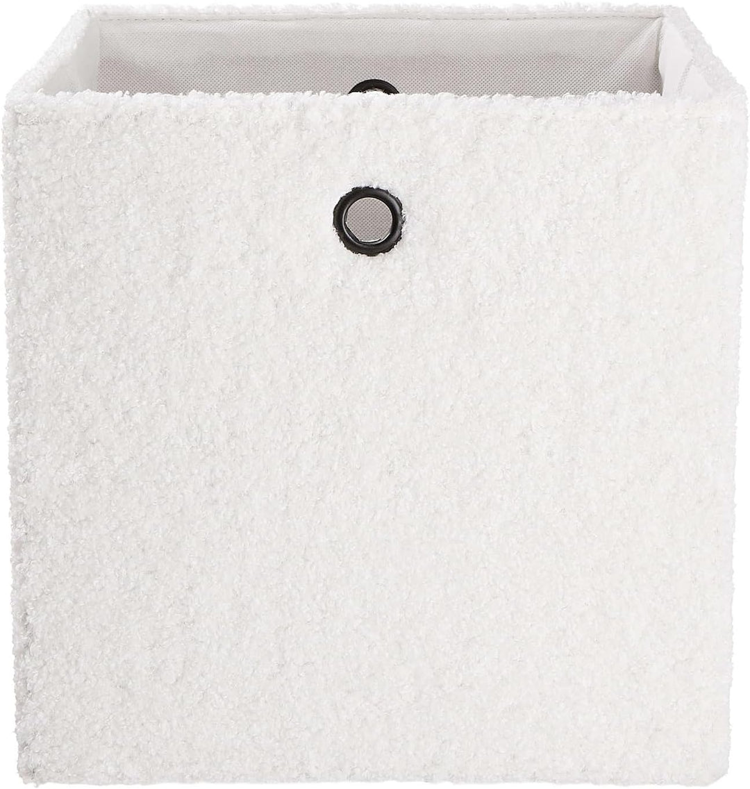BUTLERS (4 Stück) Aufbewahrungsbox faltbar 30x 30cm -Toddy- Aufbewahrungswürfel mit Griffen | Aufbew