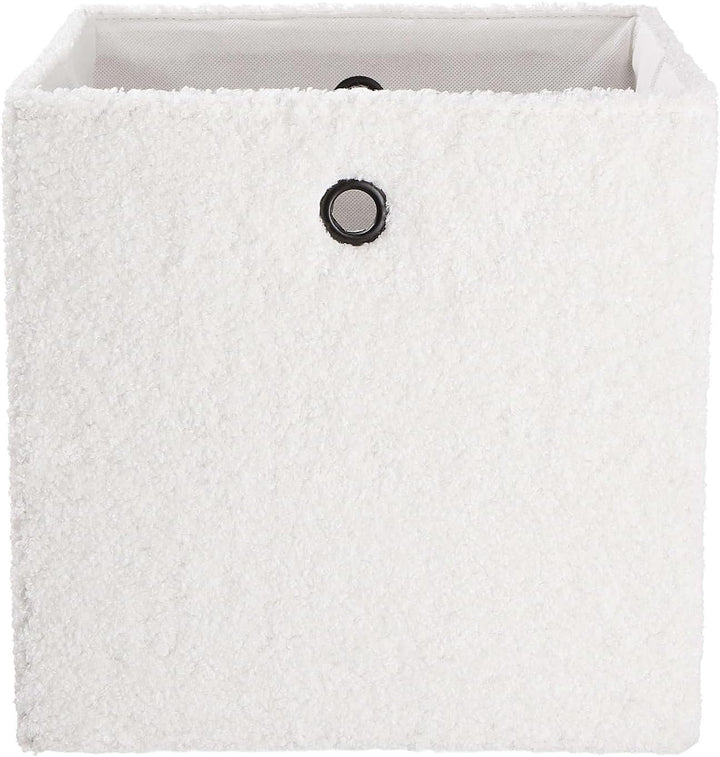 BUTLERS (4 Stück) Aufbewahrungsbox faltbar 30x 30cm -Toddy- Aufbewahrungswürfel mit Griffen | Aufbew