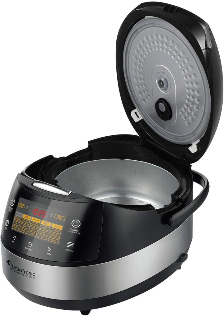TurboTronic TT-DMC22 Multikocher | 5L Kapazität | 15 Programme | 860W Elektrischer Schon- und Dampfg