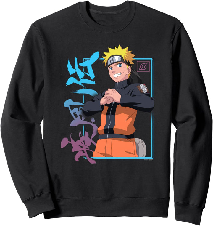Naruto Shippuden Naruto Kanji Rahmen Sweatshirt