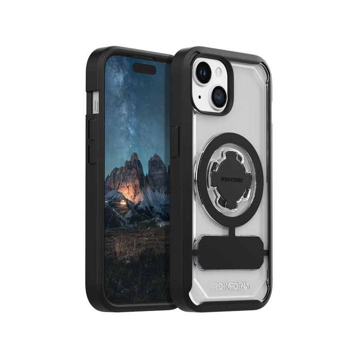 ROKFORM Rokform - iPhone 15 Hülle, Crystal Series, magnetische klare iPhone 15 Hülle mit RokLock Dre