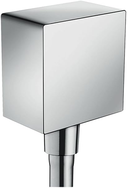 AXOR ShowerSolutions FixFit Schlauchanschluss Square, Chrom eckig, eckig