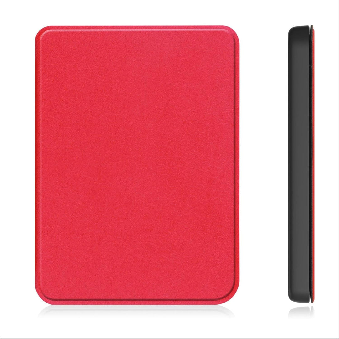 GIOPUEY Hülle Kompatibel mit Kobo Clara Colour/Clara BW, Flip Case, PU Leder + Weiches TPU Hülle, Au