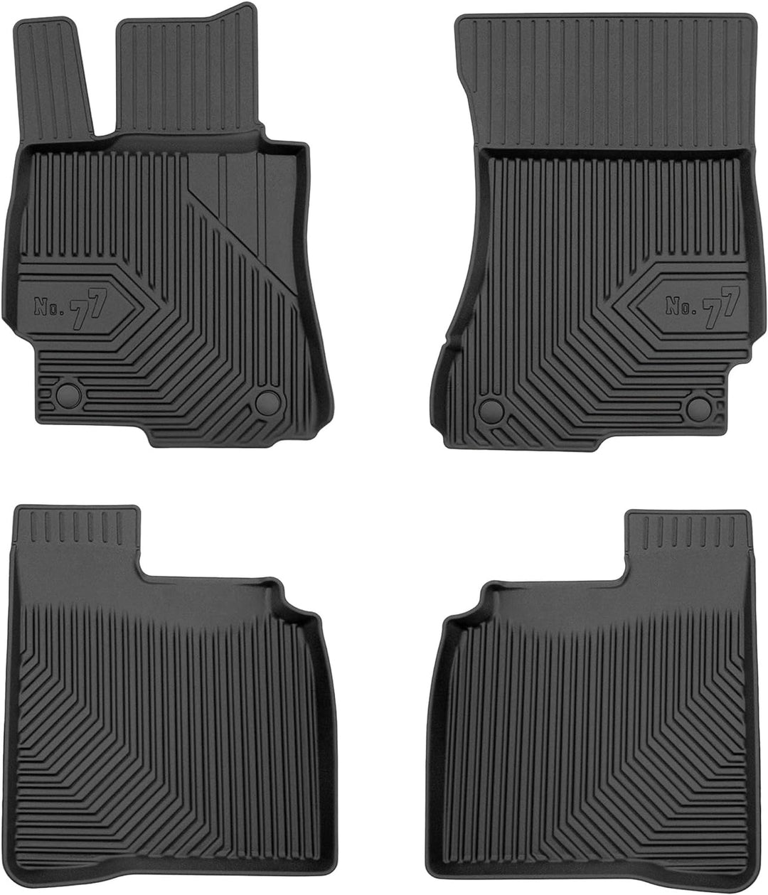 SMK Gummimatten auto fussmatten Satz für Mercedes S-Klasse W221 2005-2013 Erleben Sie einen neuen St