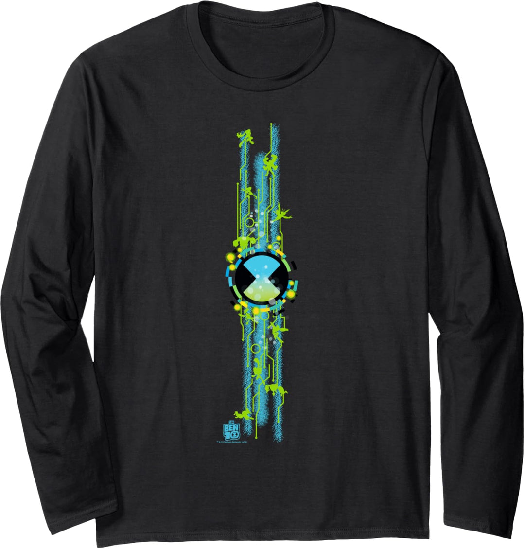 Ben 10 Ben Symbol Column Langarmshirt