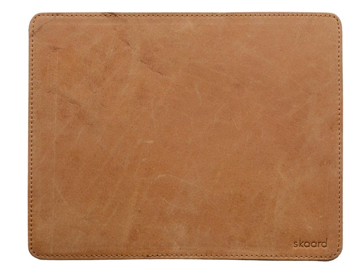 skaard Mauspad aus echtem Leder, Braun, Vintage Optik, Mouse Pad Braun M, Braun M
