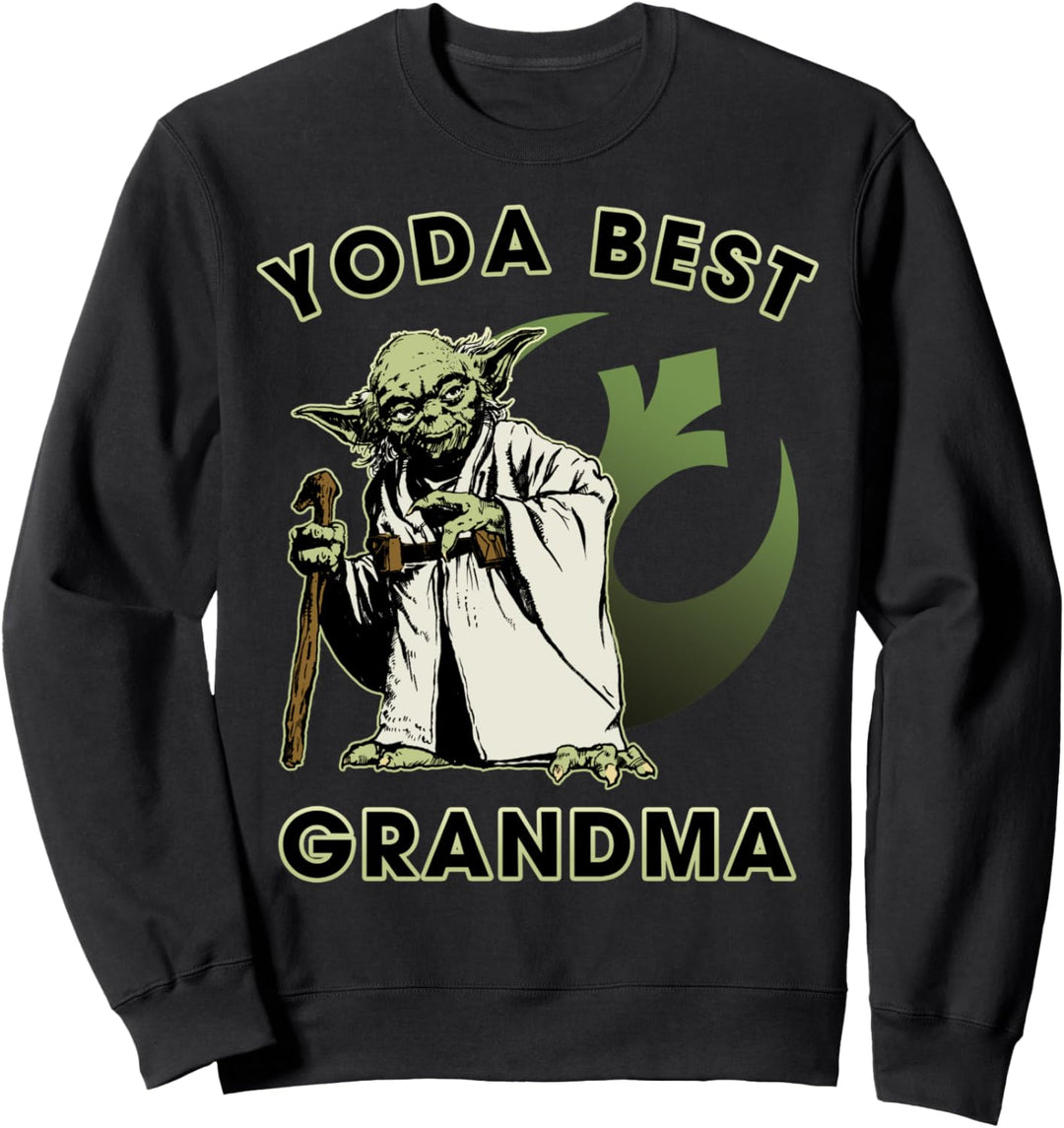 Star Wars Yoda Best Grandma Rebel Logo Sweatshirt