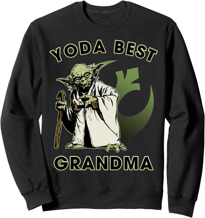 Star Wars Yoda Best Grandma Rebel Logo Sweatshirt