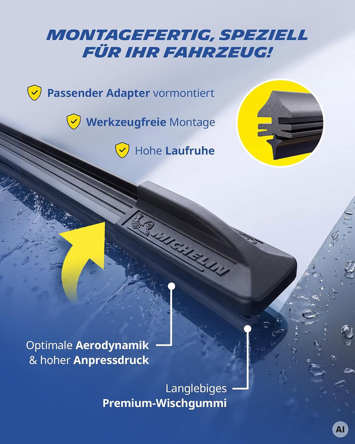 MICHELIN Scheibenwischer Set ECO112 | BMW 1, Mini Coupe | 500/500mm | Nachhaltige Verpackung
