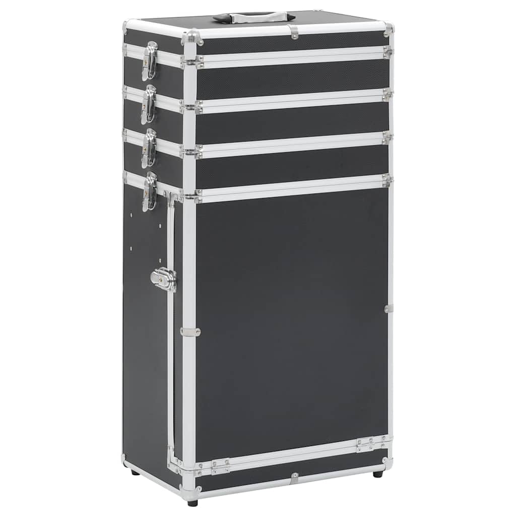 vidaXL Kosmetikkoffer mit 4 Etagen Schublade Beauty Case Schminkkoffer Friseurkoffer Schmuckkoffer T